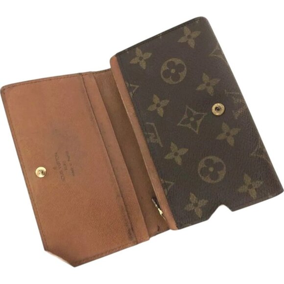 223136BL (L1) Louis Vuitton Wallet Porte Monnaie Billets Tresor Brown Monogram - Picture 5 of 10